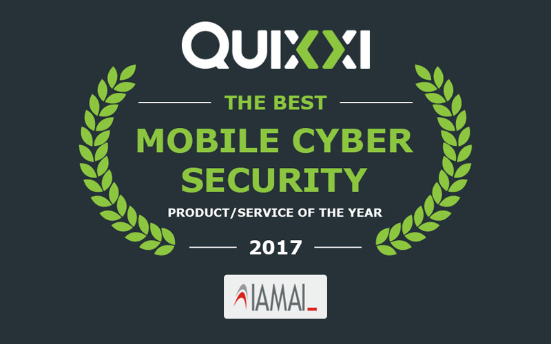 Quixxi - The best Mobile Cyber Security IAMAI 2017